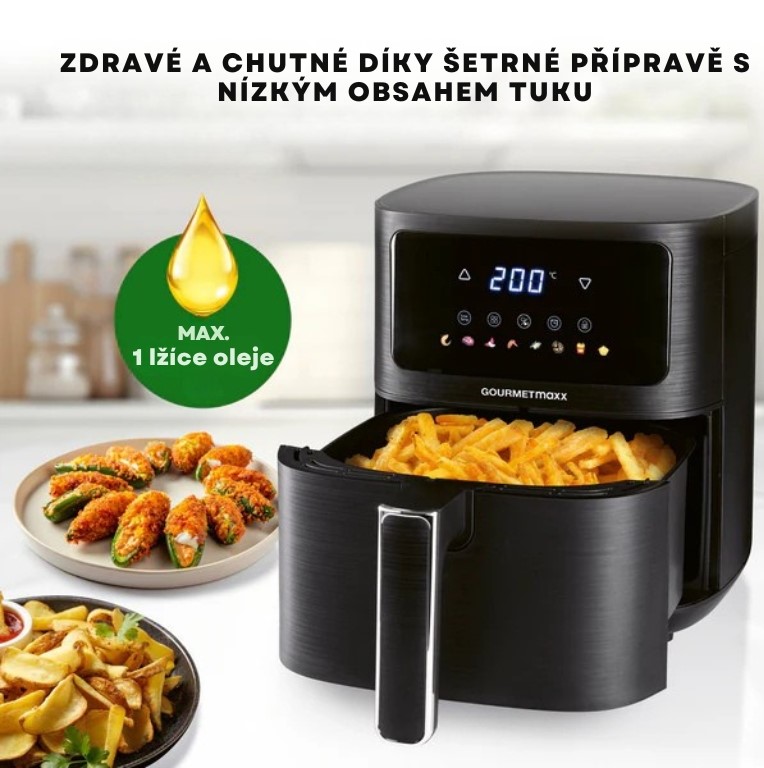 GourmetMaxx Horkovzdušná fritéza 16394 (4)